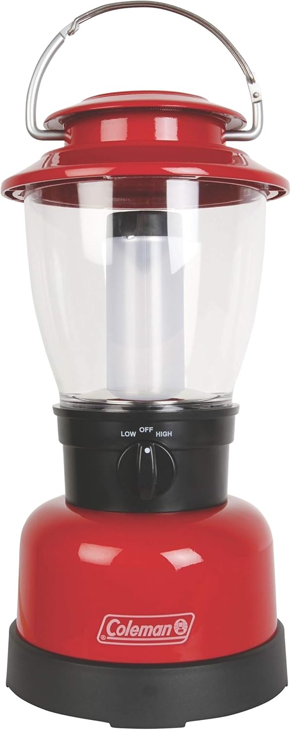 Coleman 4D Battery-Powered Personal LED Lantern, Water & Impact-Resistant with Carabiner Handle, Shines Up to 700 Lumens, Outdoors Camping Essentials