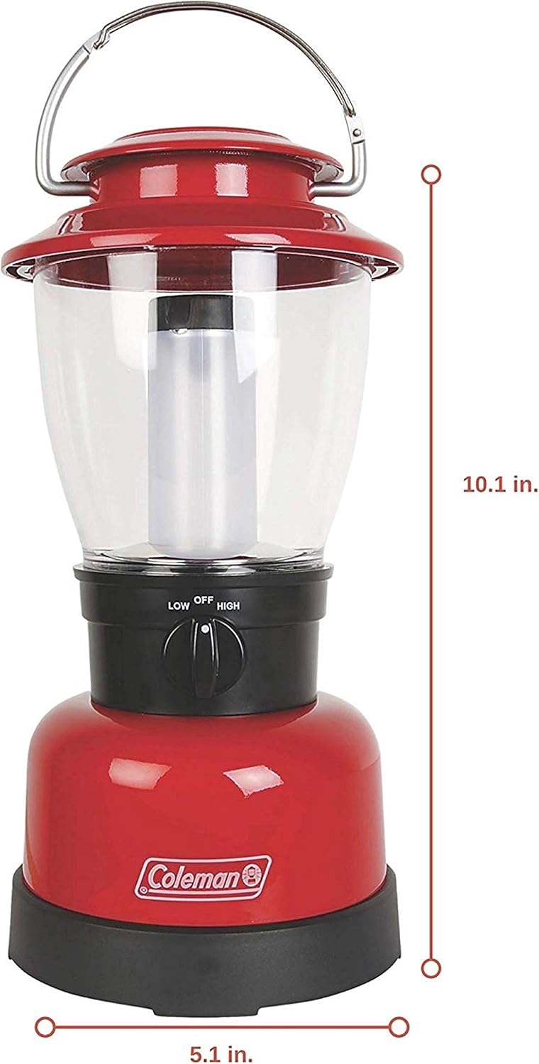 Coleman 4D Battery-Powered Personal LED Lantern, Water & Impact-Resistant with Carabiner Handle, Shines Up to 700 Lumens, Outdoors Camping Essentials - Image 3