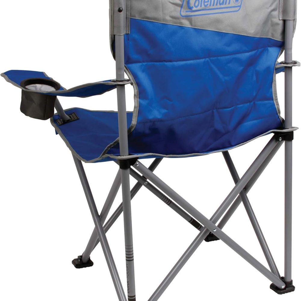 Coleman Big-N-Tall Camp Chair with Cup Holder & Side Pocket, Water-Resistant XL Outdoor Seat, Supports up to 600 lbs - Image 3