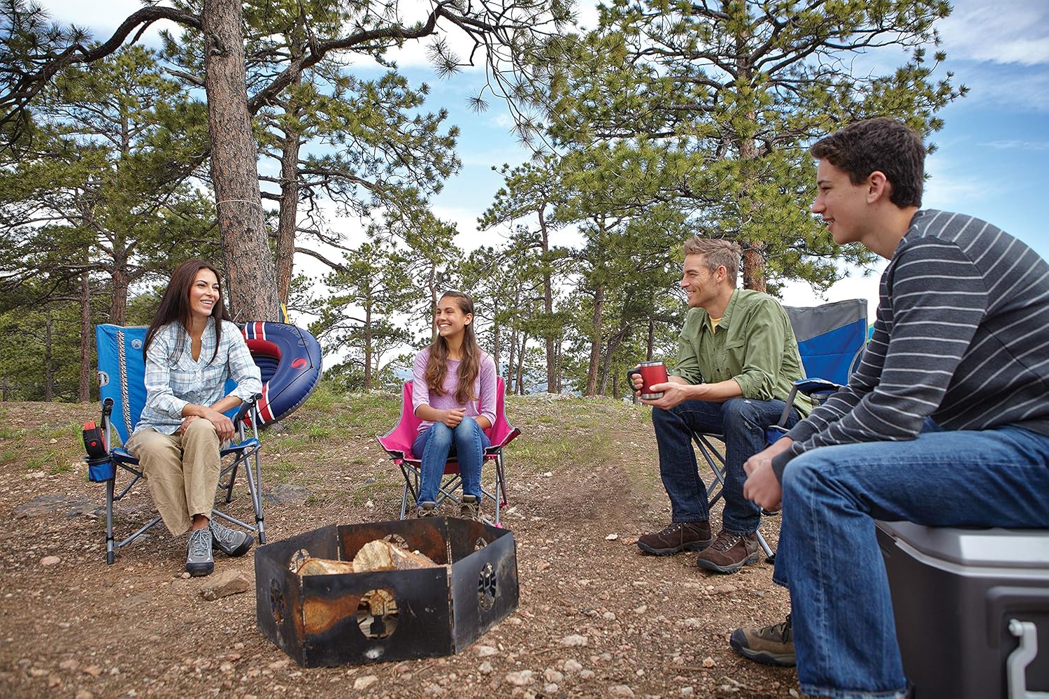 Coleman Big-N-Tall Camp Chair with Cup Holder & Side Pocket, Water-Resistant XL Outdoor Seat, Supports up to 600 lbs - Image 9