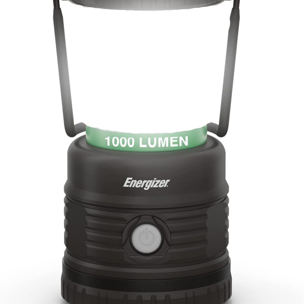 ENERGIZER LED Camping Lantern X1000, Bright and Rugged Tent Light, Water Resistant Lantern for Camping, Hiking, Fishing, Emergency (USB Cable Included)