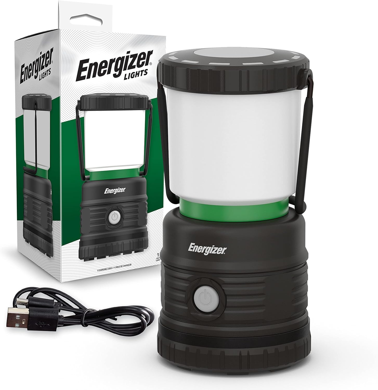 ENERGIZER LED Camping Lantern X1000, Bright and Rugged Tent Light, Water Resistant Lantern for Camping, Hiking, Fishing, Emergency (USB Cable Included) - Image 2