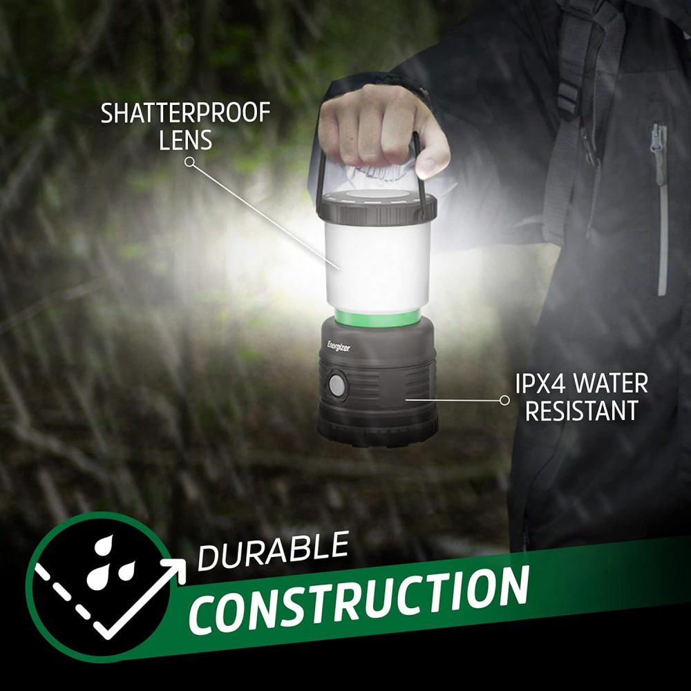 ENERGIZER LED Camping Lantern X1000, Bright and Rugged Tent Light, Water Resistant Lantern for Camping, Hiking, Fishing, Emergency (USB Cable Included) - Image 5