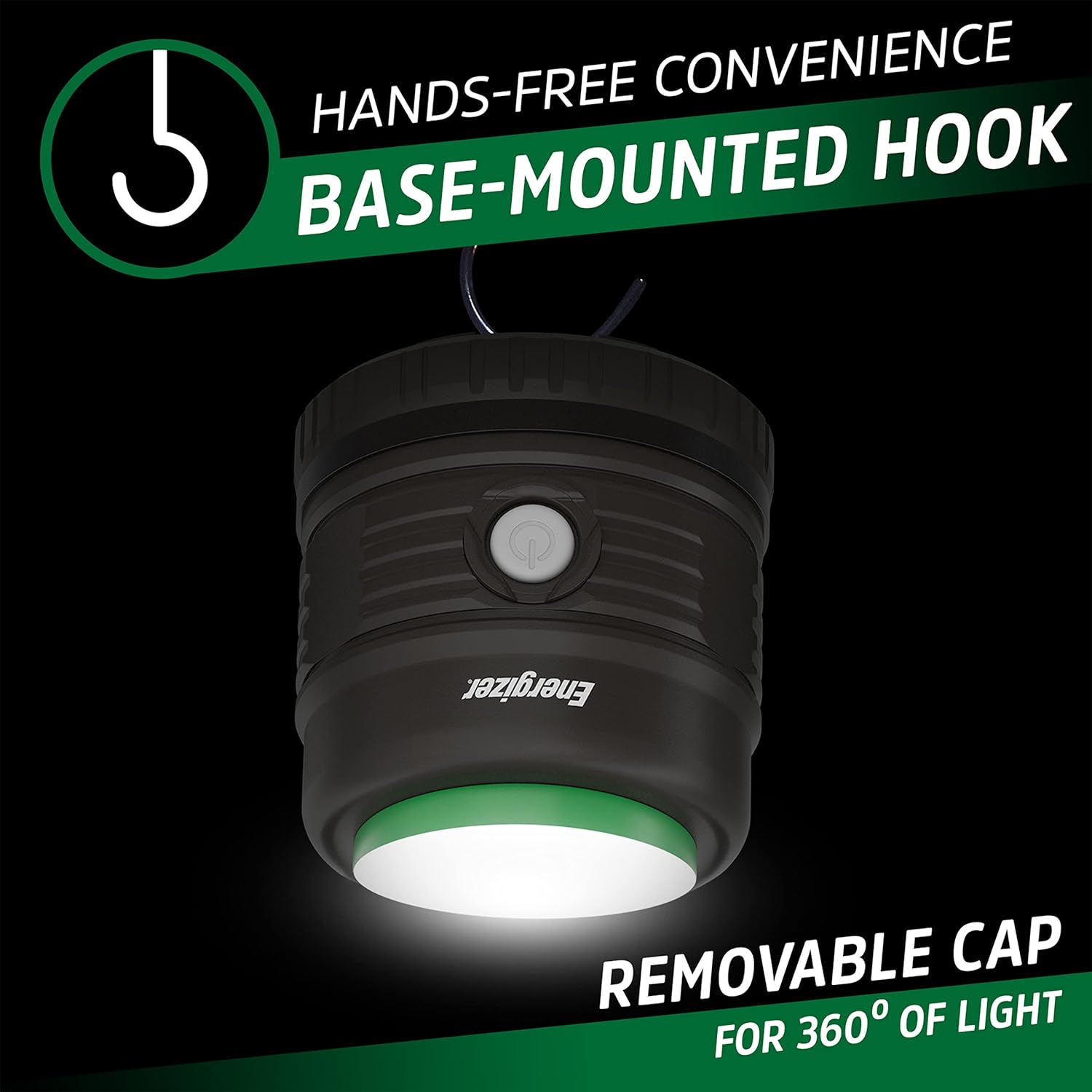 ENERGIZER LED Camping Lantern X1000, Bright and Rugged Tent Light, Water Resistant Lantern for Camping, Hiking, Fishing, Emergency (USB Cable Included) - Image 7