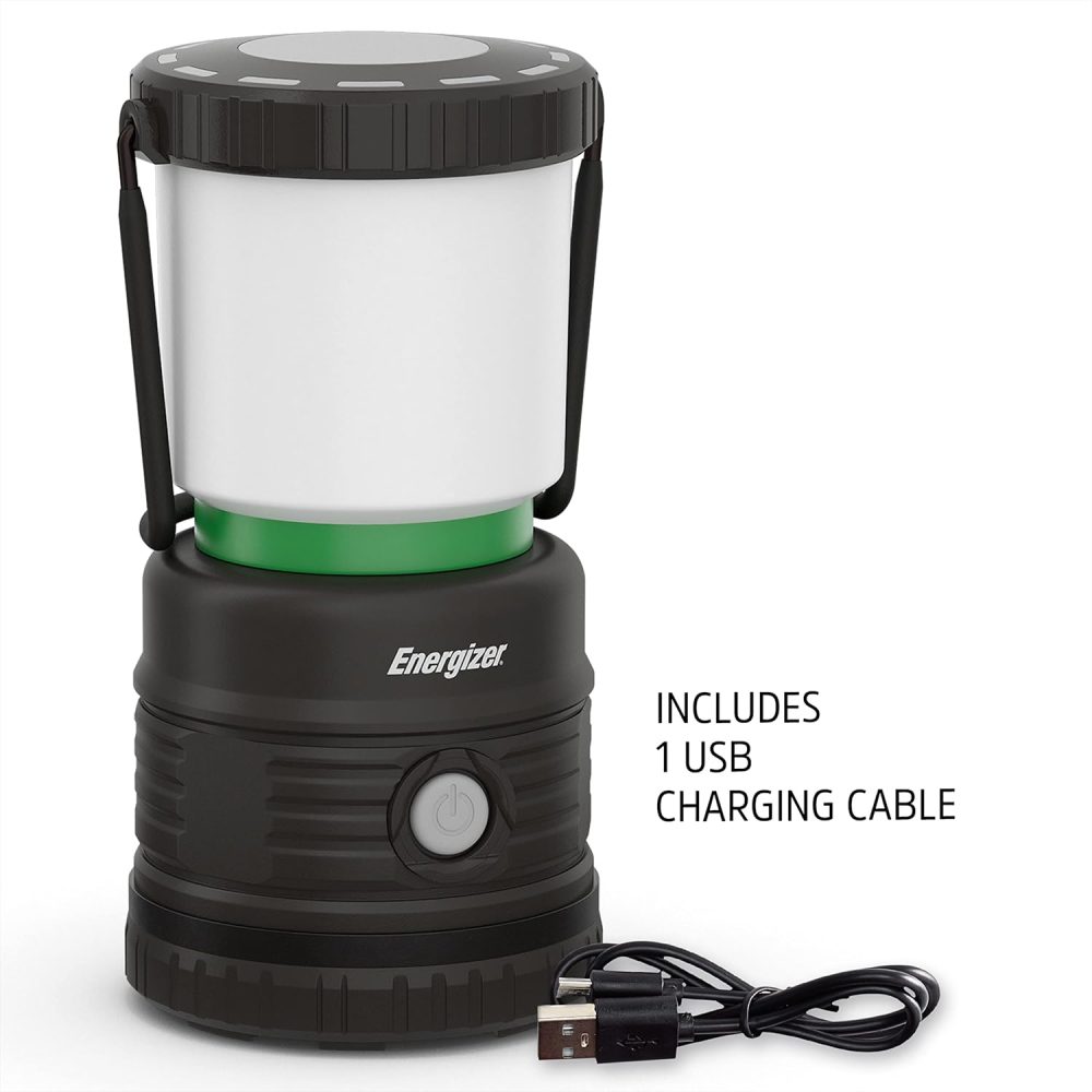 ENERGIZER LED Camping Lantern X1000, Bright and Rugged Tent Light, Water Resistant Lantern for Camping, Hiking, Fishing, Emergency (USB Cable Included) - Image 8